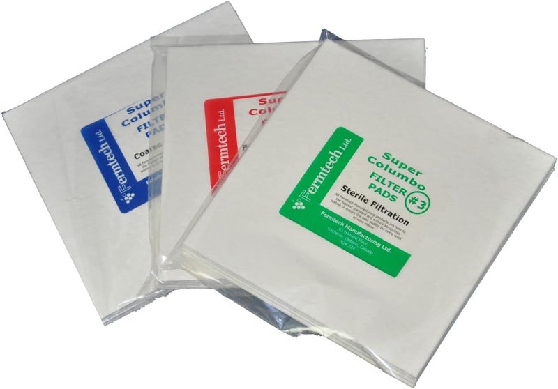 Fermtech Super Colombo Wine Filter Pads Pack of 4 (Bundle) - Image 1